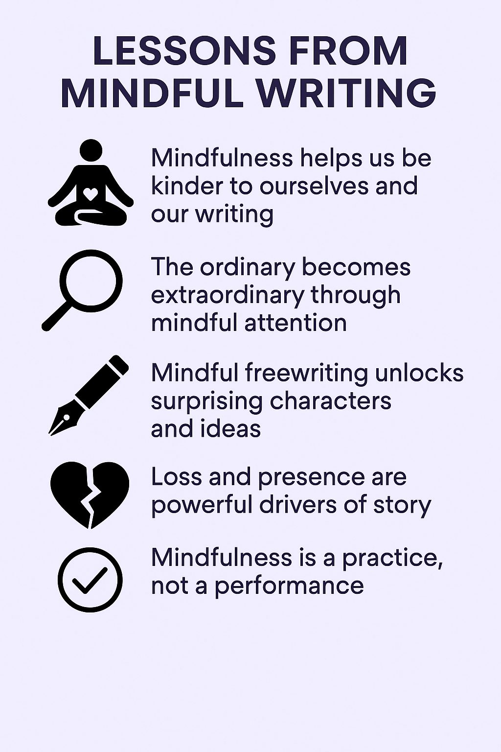 Five Reasons Why Mindfulness and Creative Writing Weave Together Well